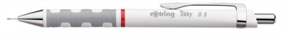 Nyomósirón, 0,5 mm, ROTRING "Tikky", fehér