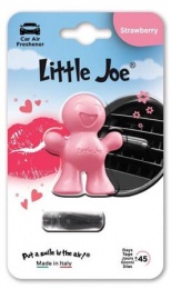 Autóillatosító, szellőzőrácsra, LITTLE JOE "Strawberry", s.rózsaszín