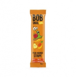 Gyümölcsszelet, 14 g, BOB SNAIL, körte-mangó