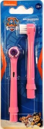 Pótfej, elektromos fogkeféhez, 2 db, "Paw Patrol", pink